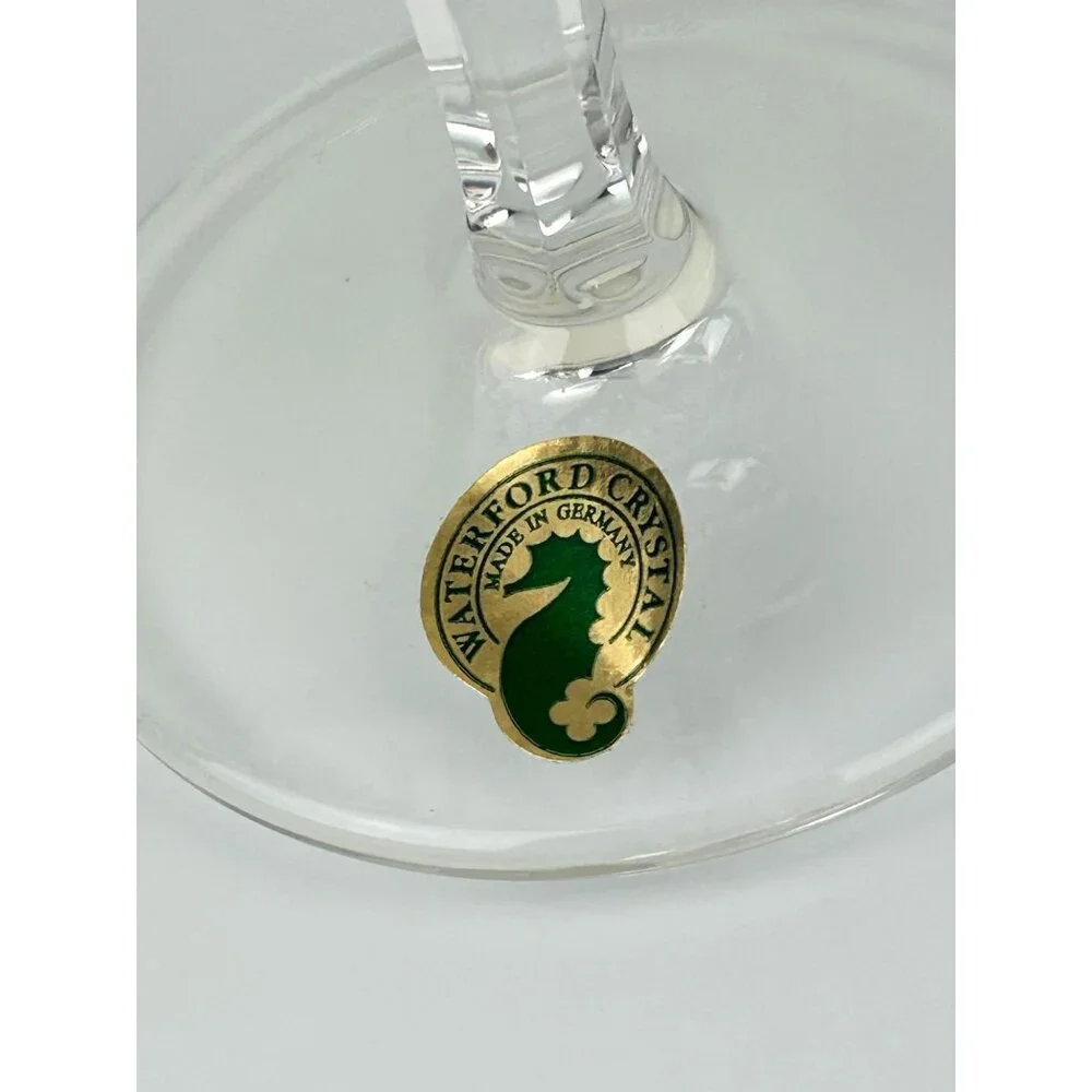 2 Waterford Crystal Millennium Wheat PROSPERITY Toasting Champagne Flutes 9.25" - Picture 8 of 16